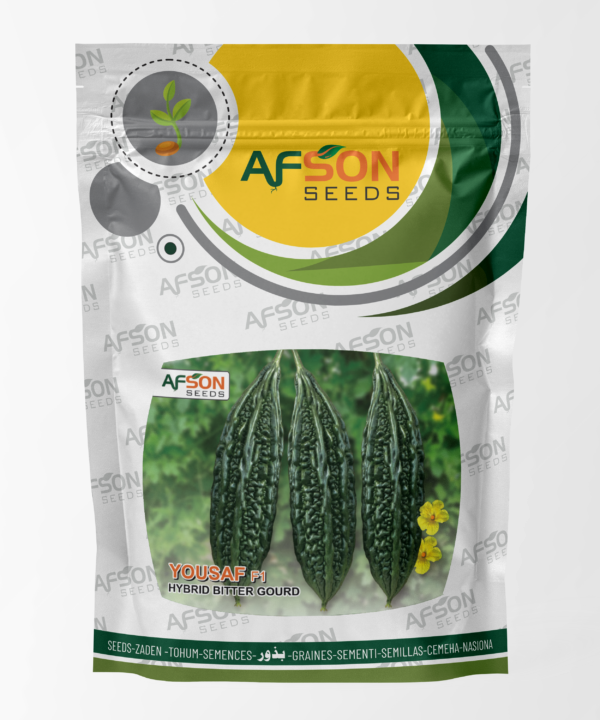 Yousaf- F1 - Hybrid Bittergourd Packet - Afson Seeds - Transparent
